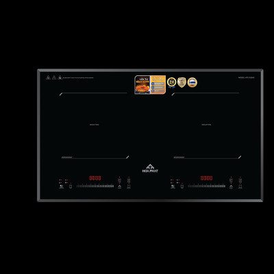 Tặng bộ 3 nồi Naruko khi mua Bếp điện từ đôi FUNIKI - HPC D22A2 - Hàng chính hãng