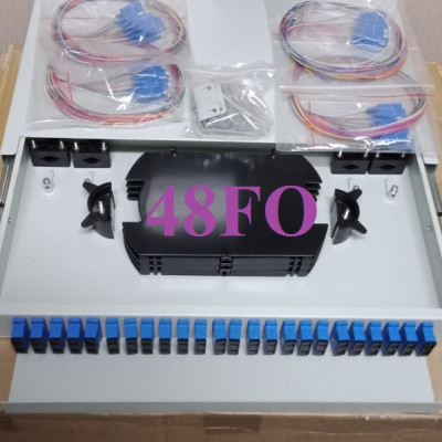 Hộp phối quang  48FO SC Single mode, đầy đủ phụ kiện, nhập khẩu chính hãng