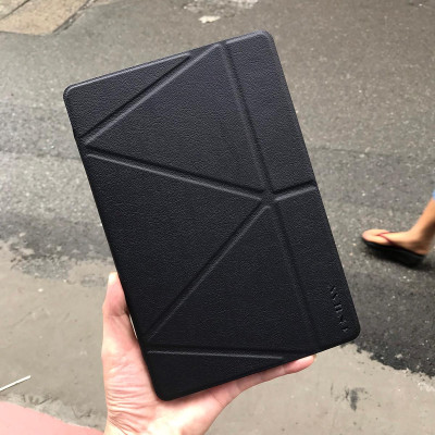 Bao Da Cho iPad Pro 11 inch M4 2024 hiệu Onjess Lưng Silicon Chống Sốc, Gấp Dựng Đứng, Ngang Tiện Lợi - Hàng Chính Hãng