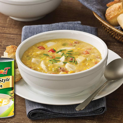 Bắp Kem Đóng Hộp Del Monte 420g - Thương Hiệu Mỹ, SX Thái Lan | Del Monte Cream Style Corn 420g