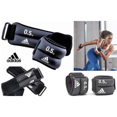 Tạ Đeo Tay Hỗ Trợ Tập Fitness, Gym, Yoga Chính Hãng ADIDAS ADWT-1222 (Tạ 0,5KG và Tạ 1KG) - 1 Cặp
