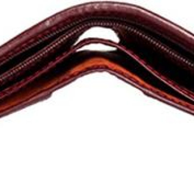 Ví Nam Da Cá Sấu Gai Đuôi Huy Hoàng HT2208 (12.5 x 10 cm) - Nâu Đỏ