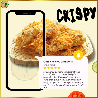 CƠM SẤY CHÀ BÔNG TÂN LỘC PHÁT BỊCH 250G