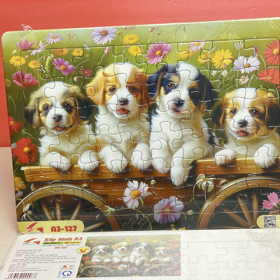 Xếp hình Tia Sáng  Cúm yêu, cười lên nào (48 Mảnh Ghép)