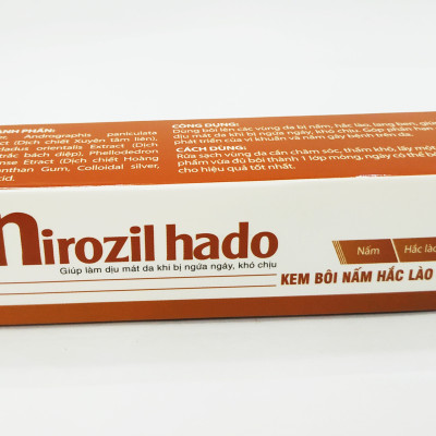 KEM BÔI NẤM HẮC LÀO LANG BEN NIROZIL – TIÊU DIỆT VI KHUẨN VÀ NẤM GÂY BỆNH TRÊN DA - GIÚP LÀM DỊU MÁT DA KHI BỊ NGỨA NGÁY KHÓ CHỊU – TUÝP 10 GAM