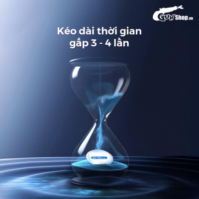 Bao cao su Shell Cool Prolong kéo dài thời gian, bạc hà mát lạnh - Hộp 10 cái