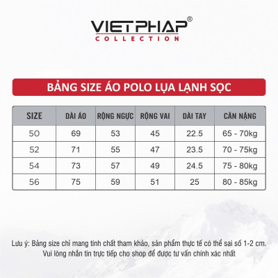 Áo Polo Nam VIỆT PHÁP Form Luxury - Thun Lụa Lạnh In, lịch lãm, sang trọng 50564