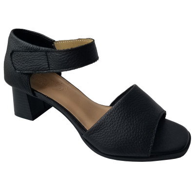 Giày Sandal Cao Gót Da Bò BIGGBEN Cao 5 Phân SDCG132