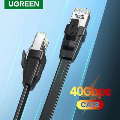 Ugreen UG10982NW134TK 3M CAT8 U-FTP 2000Mhz 30AWG cáp mạng màu đen - HÀNG CHÍNH HÃNG