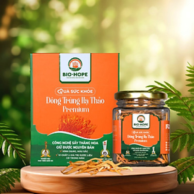 Nấm Đông Trùng Hạ Thảo Khô Sấy Thăng Hoa BIO HOPE Hỗ Trợ Sức Khỏe Tăng Khả Năng Hấp Thụ Chất Dinh Dưỡng - Hộp 10G