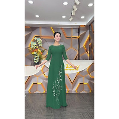 Đầm giả áo dài - Y1951 - Thương hiệu Zonbig