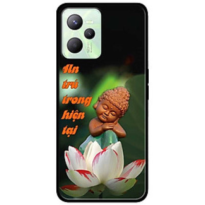 Ốp lưng dành cho Realme C35 mẫu An Trú Sen Trắng