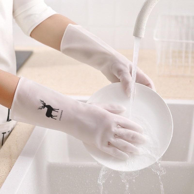 Găng Tay Cao Su Non Siêu Dai, Rửa Chén Bát, Giặt Giũ, Cọ Rửa Toilet, An Toàn Vệ Sinh Bàn Tay, Không Mùi, Tiện Dụng Trong Gia Đình. TakyHome 5800