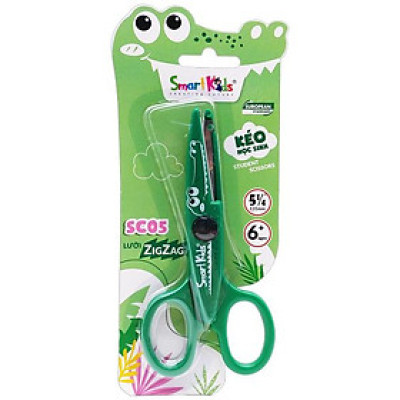Kéo Học Sinh Cá Sấu 140 mm - Smart Kids SC05