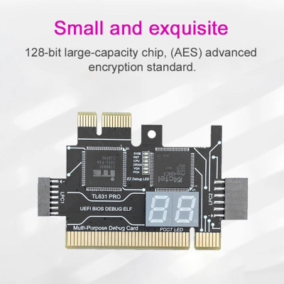 ROGTZ - Card Phân Tích Chẩn Đoán Lỗi Bàn Phím PC Laptop TL631 PRO 130 nanometer actel ProASIC3 flash memory series Module dạng BGA LED hiển thị thông tin CPU RAM VGA Tương thích mọi thiết bị Kết nối cổng LPC PCI PCI-E Mini PCI-E - Hàng Chính Hãng
