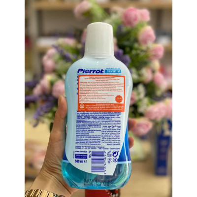 [ Mua 2 tặng 1 chỉ kẽ răng ] Nước súc miệng cho răng nhạy cảm Pierrot 500ML