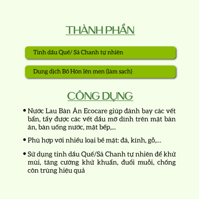 Nước xịt đa năng hữu cơ Bồ hòn và Tinh dầu Sả Chanh 500ml