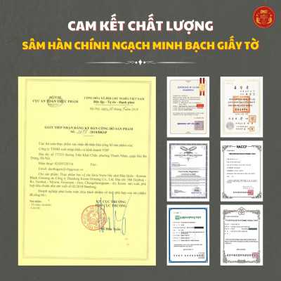 Nước hắc sâm HQ 20ml x 90g, 7mg/g – Daedong