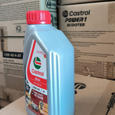 Dầu động cơ xe số Castrol Activ 4T, 20W-40, 0,8L (800ML)