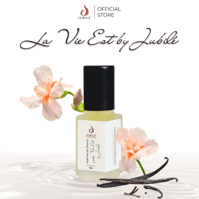 LA VIE EST BY JUBILÉ - Tinh dầu nước hoa Pháp Nữ Minisize Dạng lăn 3ml Thơm Lâu, Sang Trọng, Quyến Rũ