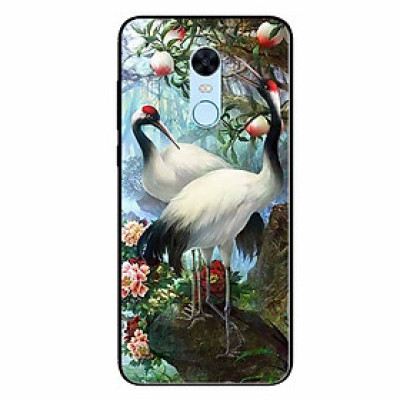 Ốp lưng in cho Xiaomi Redmi Note 5/ Redmi 5 Plus Cặp Đôi Hạc
