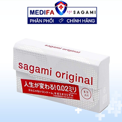 Bao Cao Su Sagami Original 0.02 (6 Cái / Hộp)