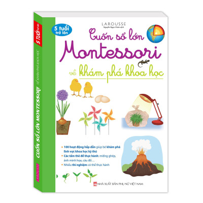 Sách - Cuốn Sổ Lớn Montessori - Combo 3 Cuốn - Bìa Mềm - Minh Thắng