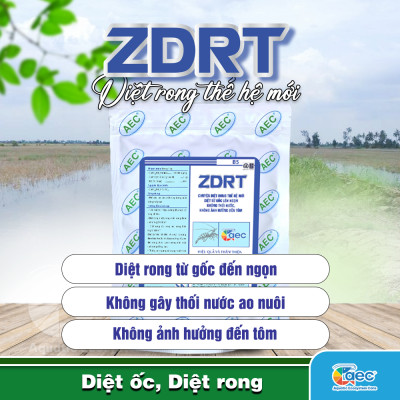ZDRT – Diệt rong tận gốc, không thối nước, an toàn cho tôm cá