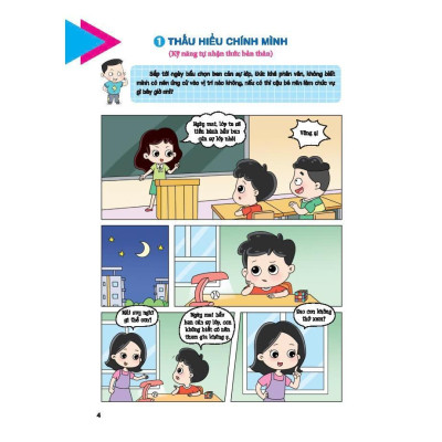 Sách - Truyện Tranh Tâm Lý Học Đường - Xây Dựng Niềm Tin Vào Bản Thân + Học Cách Làm Chủ Cảm Xúc - Minh Thắng