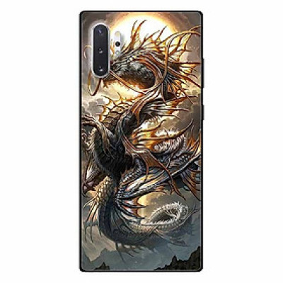 Ốp lưng in cho Samsung Note 10 Plus Rồng Trăng