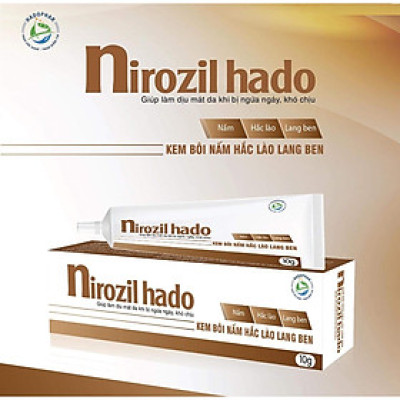 KEM BÔI NẤM HẮC LÀO LANG BEN NIROZIL – TIÊU DIỆT VI KHUẨN VÀ NẤM GÂY BỆNH TRÊN DA - GIÚP LÀM DỊU MÁT DA KHI BỊ NGỨA NGÁY KHÓ CHỊU – TUÝP 10 GAM