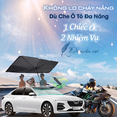 Dù Che Nắng Kính Lái Ô Tô Phản Quang Cách Nhiệt Bảo Vệ Nội Thất - 79*145cm