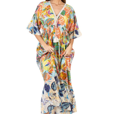 Đầm Boho Hoa Cotton Isla Bonita
