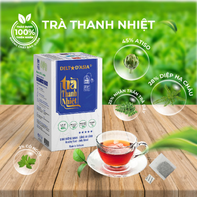 Trà Thanh Nhiệt Túi Lọc Dạng Hộp - Delta D