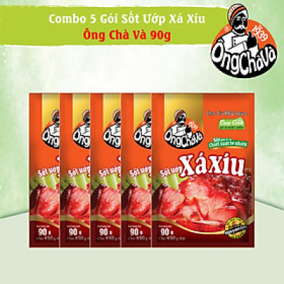 Combo 5 Gói Sốt Xá Xíu Ông Chà Và 90g (Char Siu BBQ Sauce)