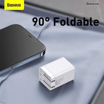 Củ sạc nhanh Baseus Super Si Pro 30W Quick Charger 1C+ 1U CCSUPP - Hàng chính hãng