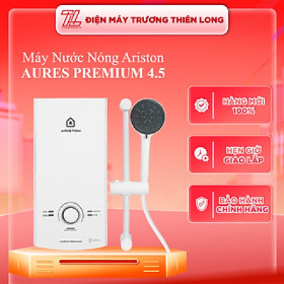 Máy nước nóng trực tiếp Ariston 4500W AURES PREMIUM 4.5 - Hàng Chính Hãng