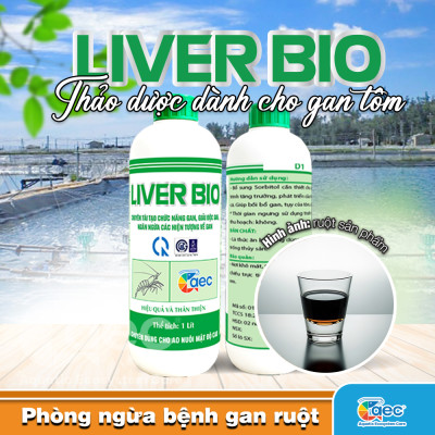 Chế phẩm thảo dược Liver Bio – Hỗ trợ chức năng gan và tiêu hóa cho tôm cá