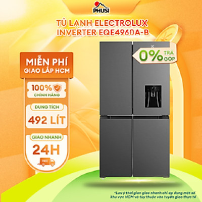 Tủ lạnh Electrolux Inverter 492 lít EQE4960A-B - Hàng Chính Hãng - Giao HCM