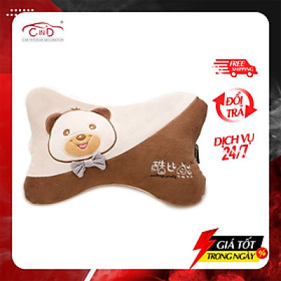 Gối Tựa Đầu Khúc Xương Kiểu T02 FOCUS Cobe Panda K-T02A Màu Kem