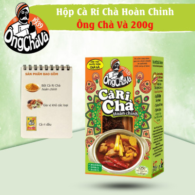 Hộp Cà Ri Chà Hoàn Chỉnh Ông Chà Và 125g (Sản phẩm phù hợp cho khẩu phần ăn từ 4 - 5 người)