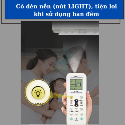 Remote Điều Hòa Đa Năng K-1028E- Hỗ trợ tới 1000 mã điều khiển khác nhau- Điều Khiển Máy Lạnh Thông Minh K-1028E- Remote Đa Năng Cho Máy Lạnh K-1028E – Dễ Dùng, Đa Chức Năng-Hàng nhập khẩu