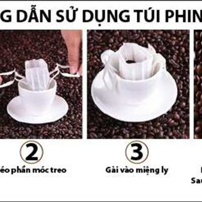 Cà Phê Chồn phin giấy Cocoa Indochine (Hộp 5 Gói x 15g)
