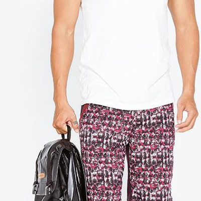 Quần short thun nam phối thân Phúc An 1009