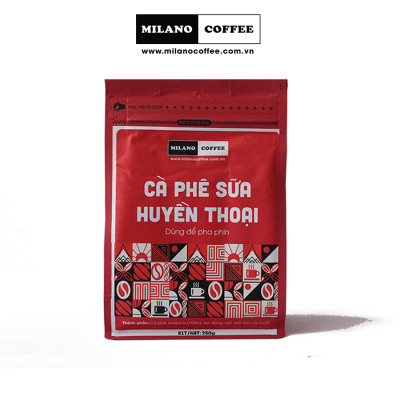 Cà phê sữa Huyền Thoại 100% Arabica Milano Coffee 250gr