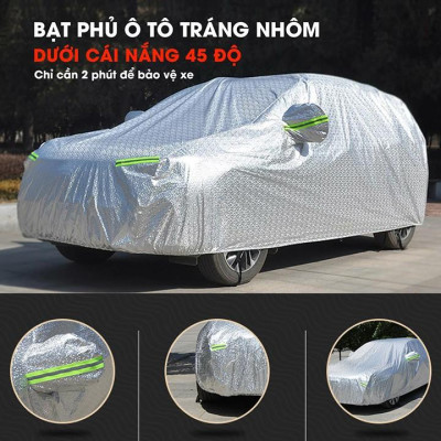 Bạt che phủ xe ô tô 7 chỗ Nissan X-Trail, Bạt trùm xe hơi 5 chỗ cao cấp chất liệu vải PEVA chống nắng mưa không thấm