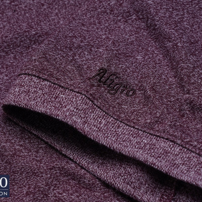 Áo Polo nam cổ dệt màu đỏ ALGPLO49