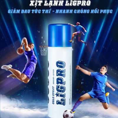 Chai xịt Lạnh Ligpro , giảm đau sau chấn thương Cold spray , 200ml