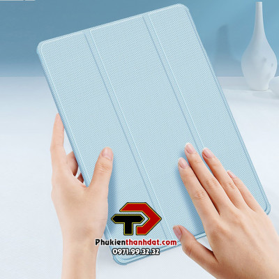 Bao da chống sốc SamSung Galaxy Tab S7+ Plus có ngăn đựng bút hiệu Dux Ducis Toby - Hàng nhập khẩu