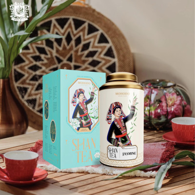 TRÀ SHAN ƯỚP NHÀI THƯỢNG HẠNG-80G HỘP THIẾC-MOHODO